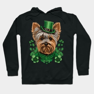 Yorkshire Terrier St. Patrick's Day Hoodie
